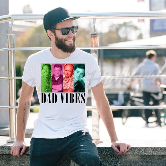 Dad Vibes Tshirt - Picture 1 of 2